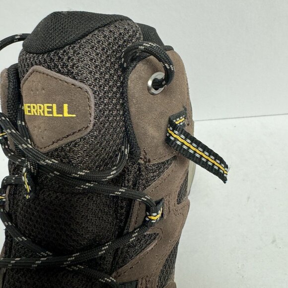 Merrell Mens West Rim Mid Waterproof Boots Espresso Size 11.5 M main image 6